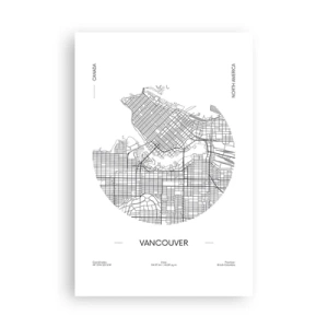 Plakát - Anatomie Vancouveru - 61x91 cm