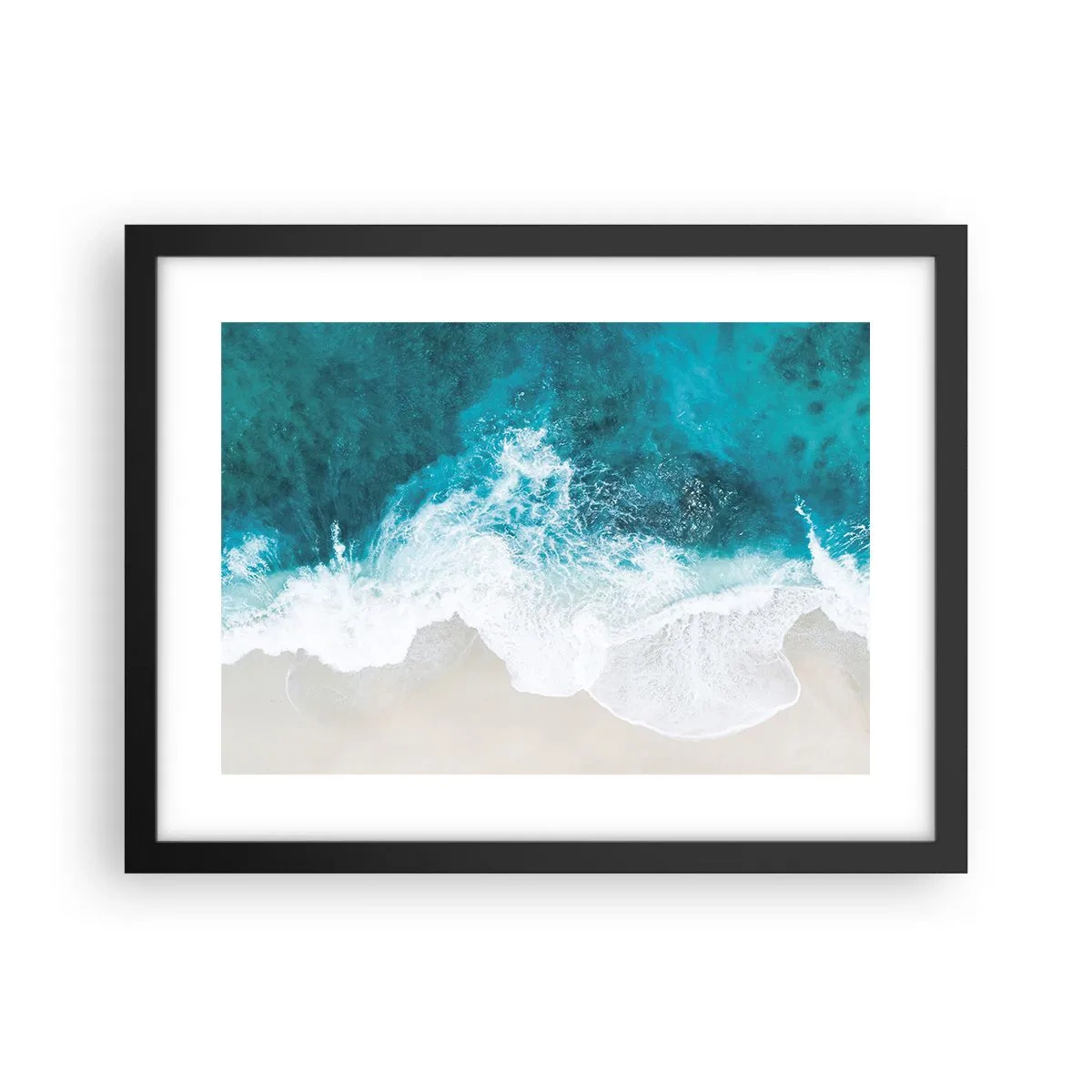 Plakát v černém rámu - Přirozené pohlazení - 40x30 cm