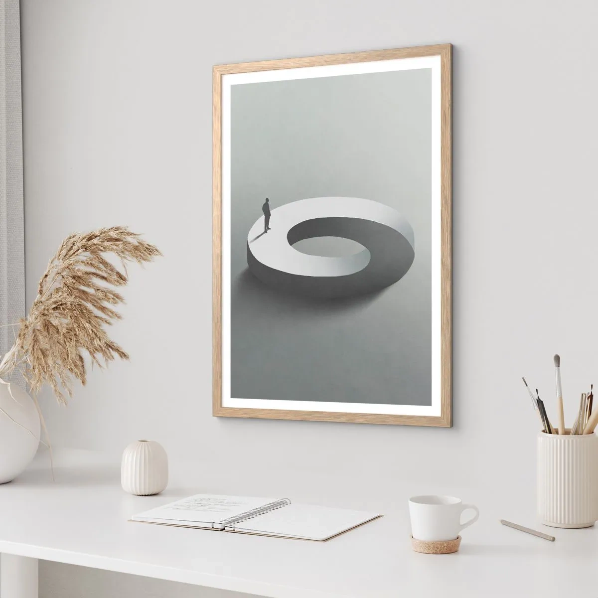 Plakát v rámu světlý dub - To pochopíš - 70x100 cm