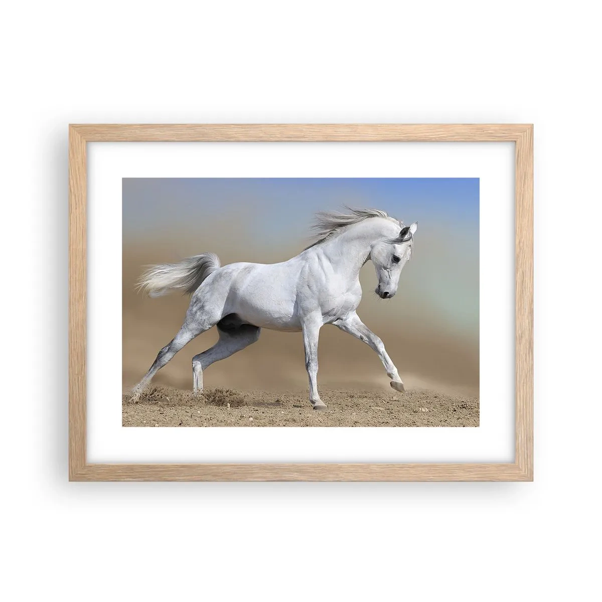 Plakát v rámu světlý dub - Nejkrásnější arabská pohádka - 40x30 cm