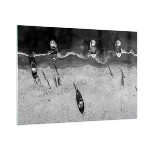 Obraz na skle - Ještě na břehu… - 100x70 cm