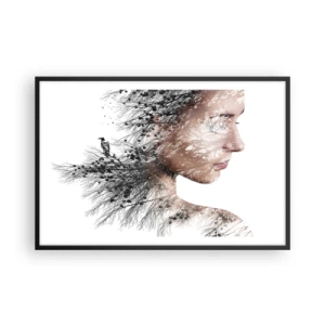 Plakát v černém rámu - Duch lesa - 91x61 cm