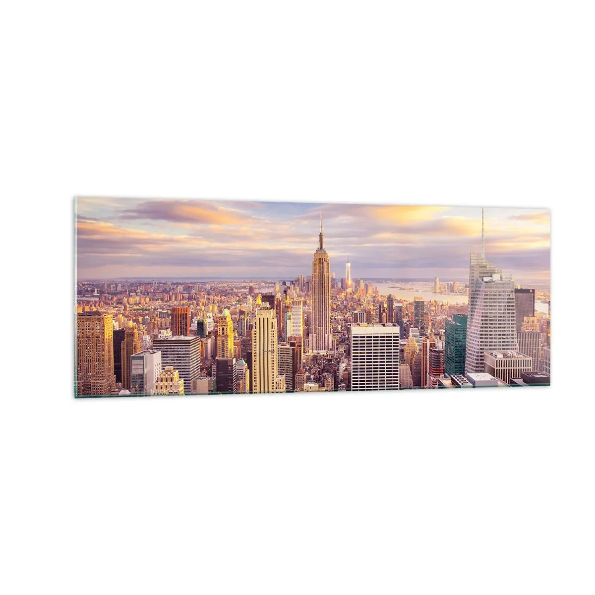 Obraz na skle - Dosáhnout samotná oblaka - 140x50 cm