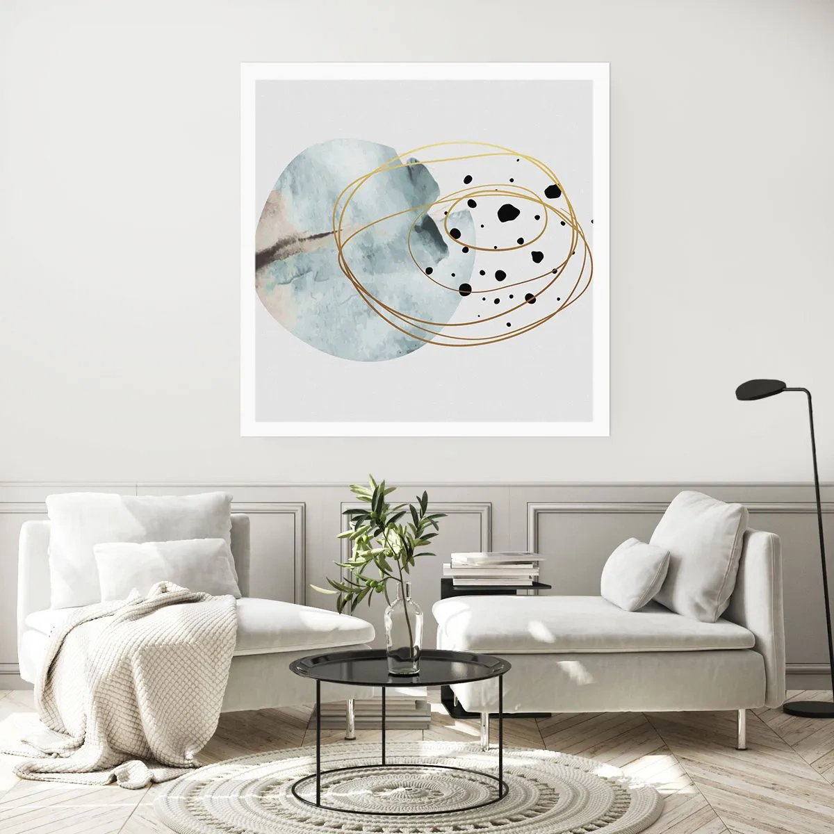 Plakát - V objetí prostoru - 30x30 cm