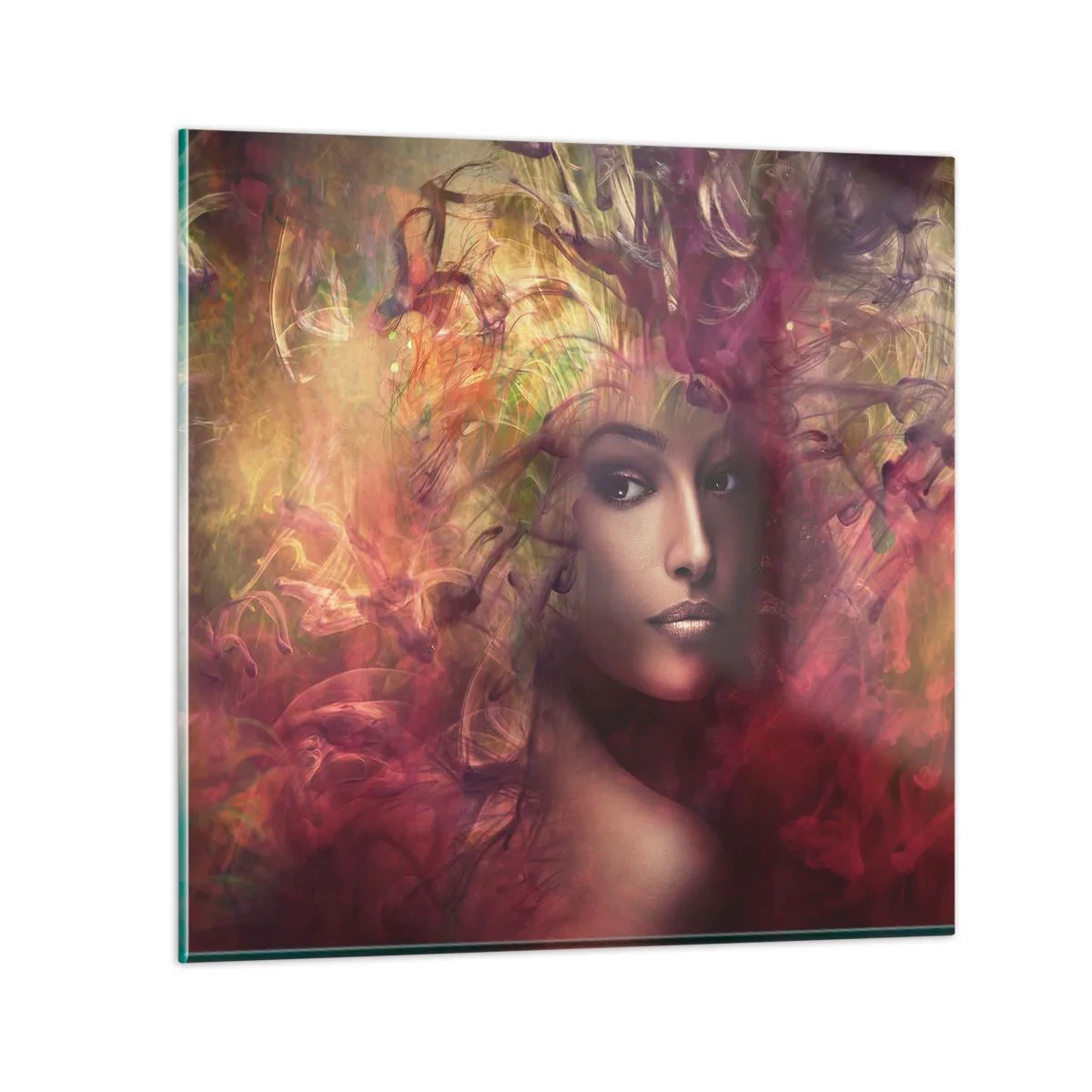 Obraz na skle - Tady jsem! - 50x50 cm