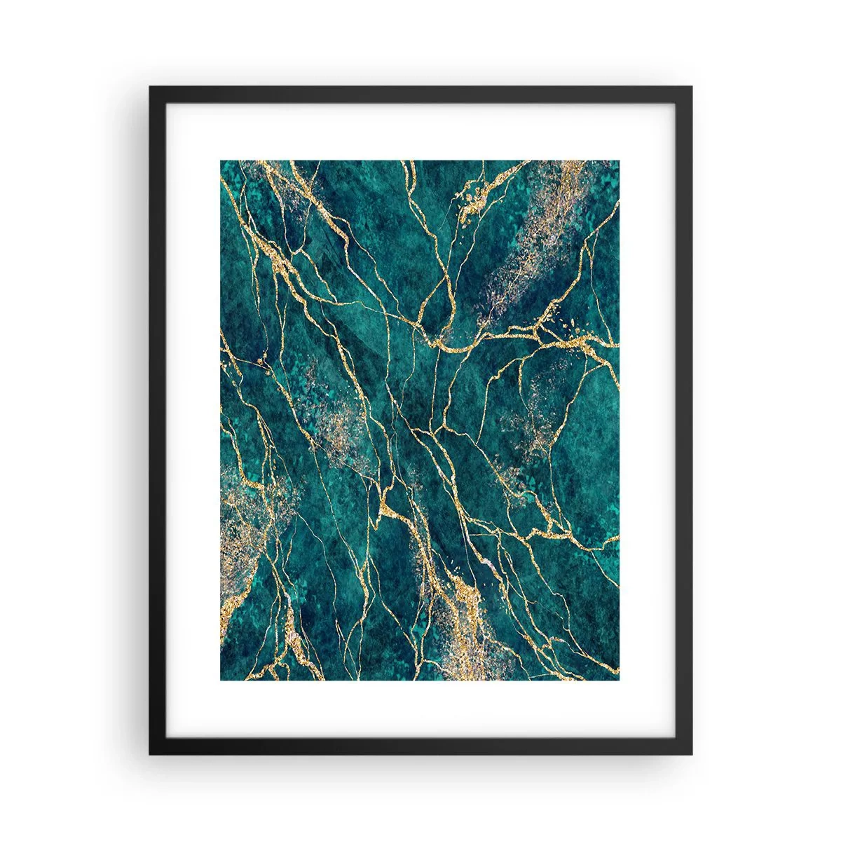 Plakát v černém rámu - Zlatá žíla - 40x50 cm