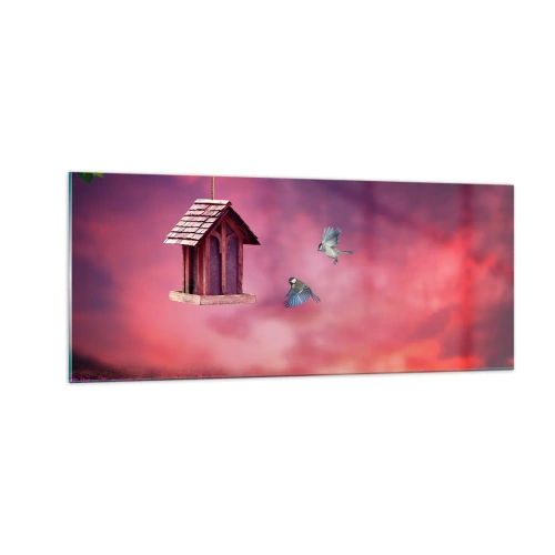 Obraz na skle - Pozvání na večeři - 100x40 cm