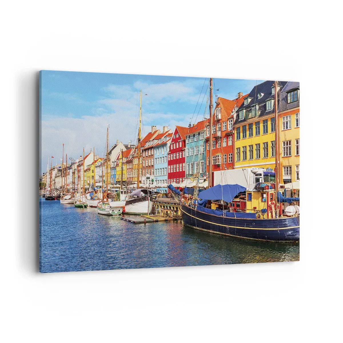 Obraz na plátně - Radostné nábřeží - 120x80 cm