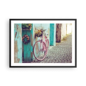 Plakát v černém rámu - Hned se vrátím - 70x50 cm