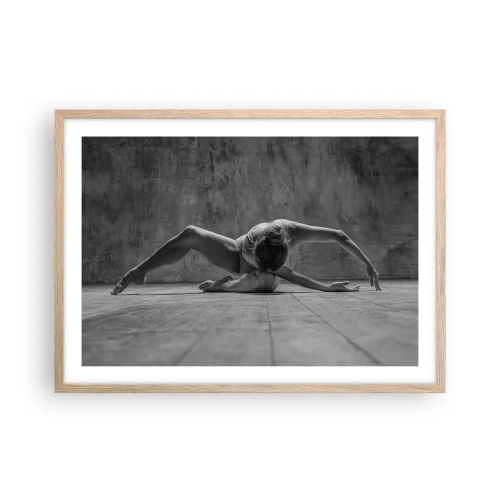 Plakát v rámu světlý dub - Nalezená symetrie - 70x50 cm