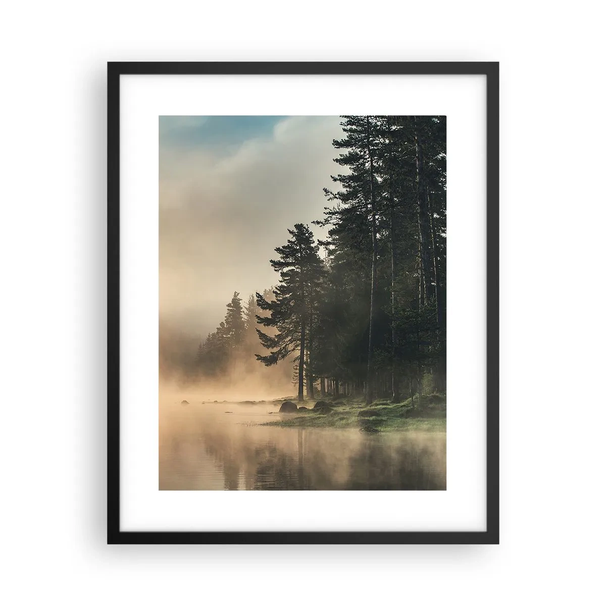 Plakát v černém rámu - Zrození dne - 40x50 cm