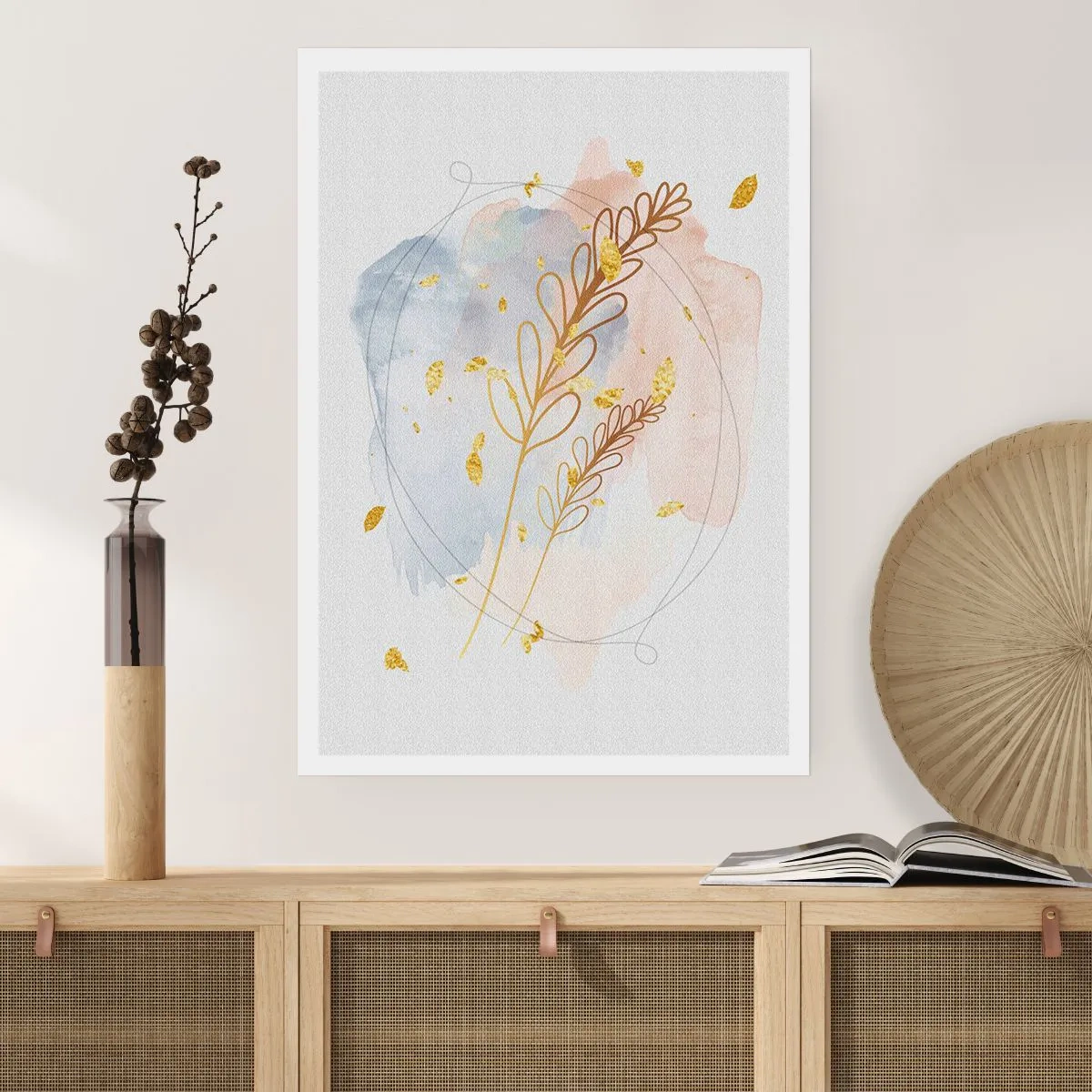 Plakát - Zlatý závan - 50x70 cm