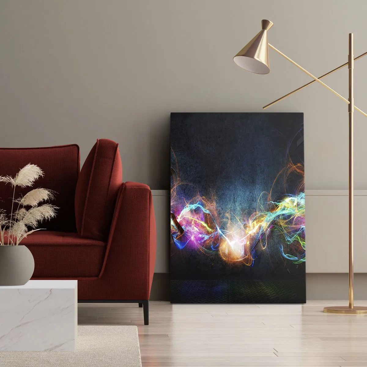 Obraz na plátně - Radostně proti tmě - 50x70 cm