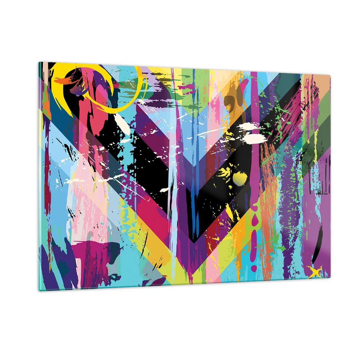 Obraz na skle - Shora dolů - 120x80 cm