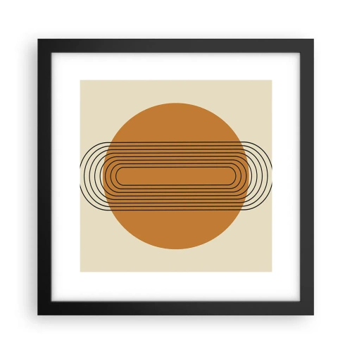 Plakát v černém rámu - Dokonalý plán - 30x30 cm