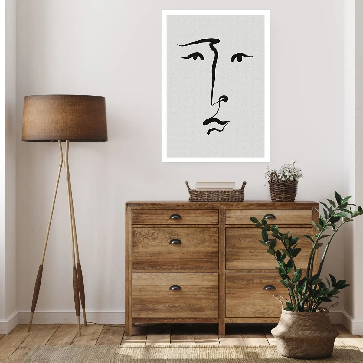 Plakát - Jednoduchý portrét - 50x70 cm