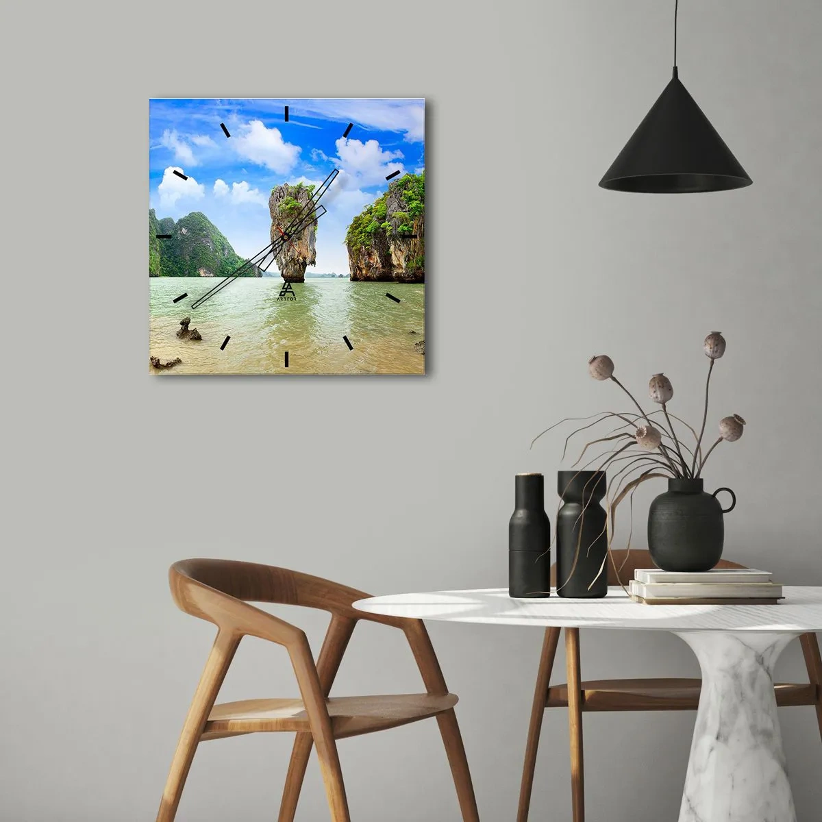 Nástěnné hodiny - Skalní divy přírody - 30x30 cm