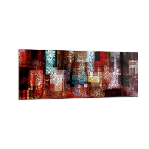 Obraz na skle - Chaos a zmatek - 140x50 cm