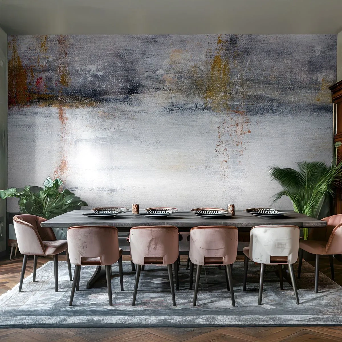 Fototapeta Premium Sand - Za závojem vzduchu - Abstrakce, Kus, Malování - 500x350 cm