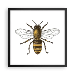 Plakát v černém rámu - Krásná a dobrá - 40x40 cm