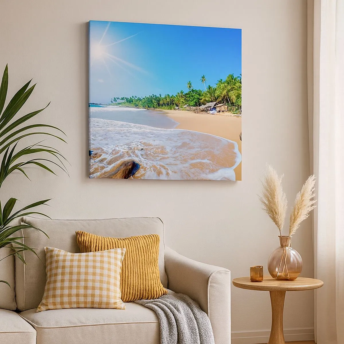 Obraz na plátně - Exotické místo pro tebe - 30x30 cm