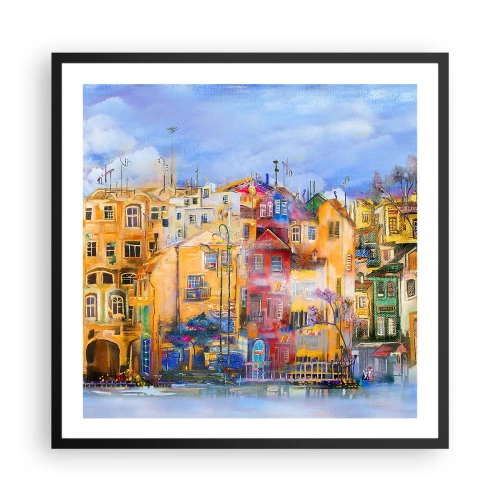 Plakát v černém rámu - Jsme spolu - 60x60 cm