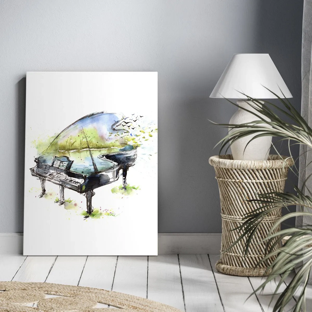 Obraz na plátně - Zakleté v hudbě - 50x70 cm