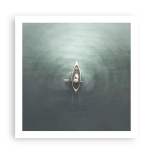 Plakát - Přes měsíční jezero - 60x60 cm