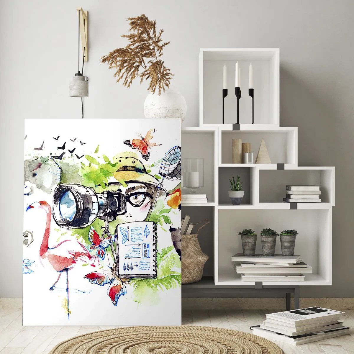 Obraz na skle - Objektivem cestovatele - 70x100 cm