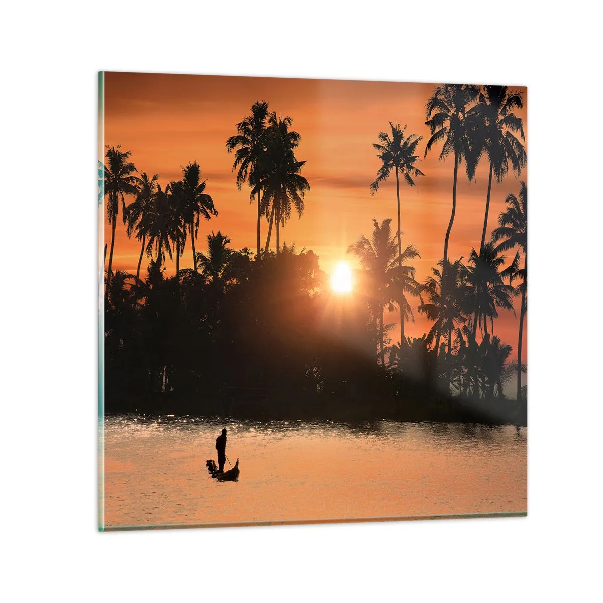 Obraz na skle - Čas na odpočinek - 30x30 cm