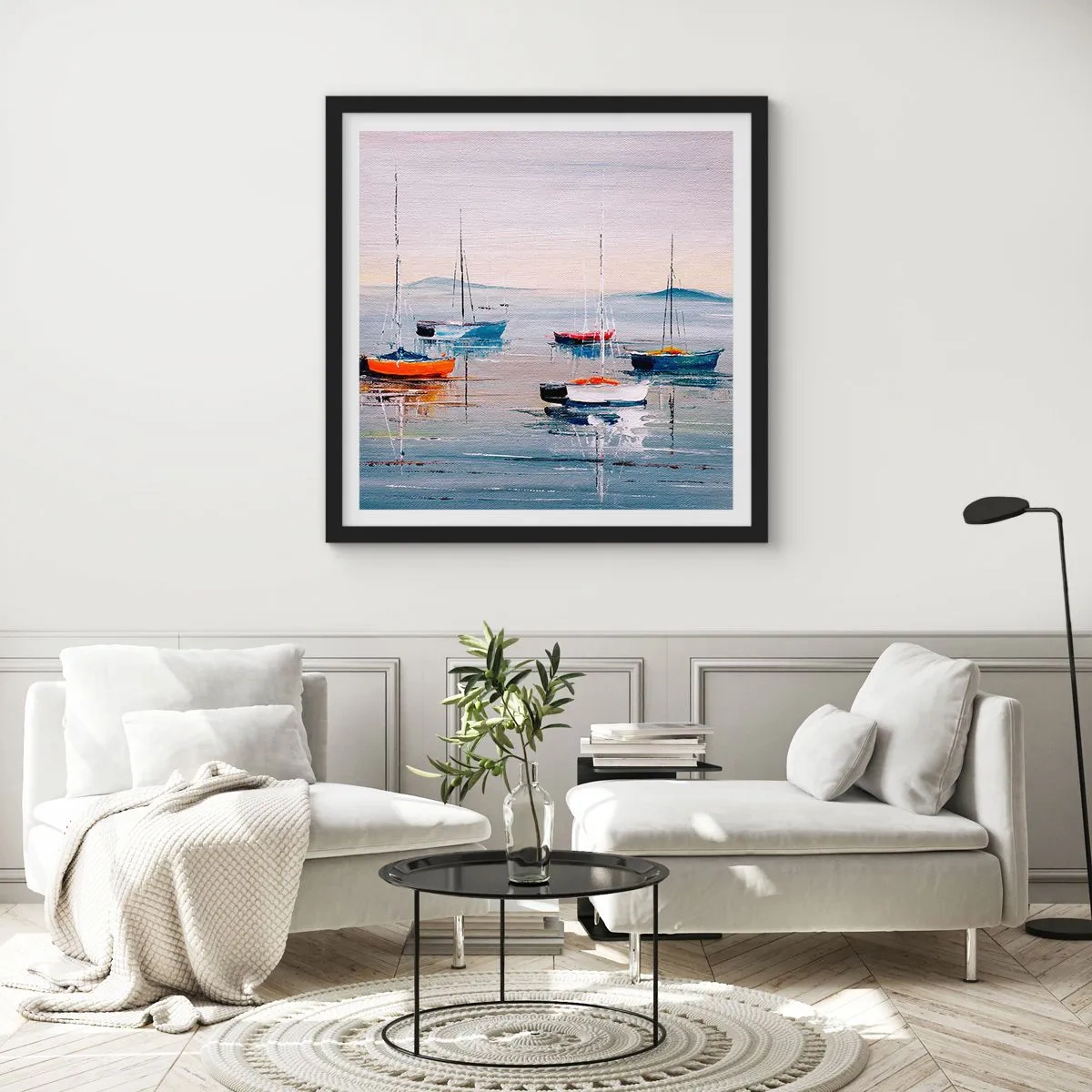 Plakát v černém rámu - Zasloužený odpočinek - 50x50 cm