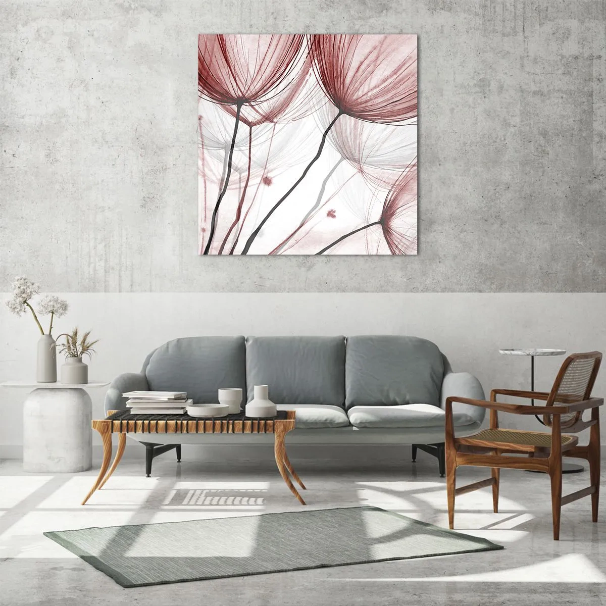 Obraz na skle - Před odletem - 70x70 cm