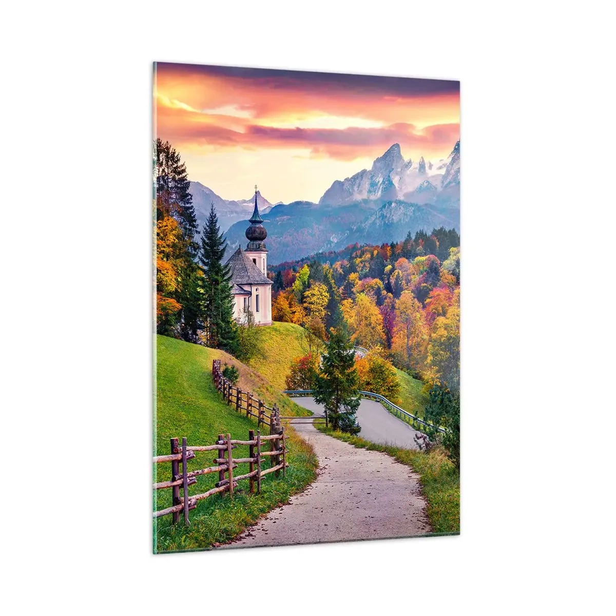 Obraz na skle - Naprosto ideální krajina - 50x70 cm