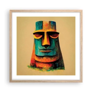 Plakát v rámu světlý dub - Sošný, ale sympatický - 50x50 cm