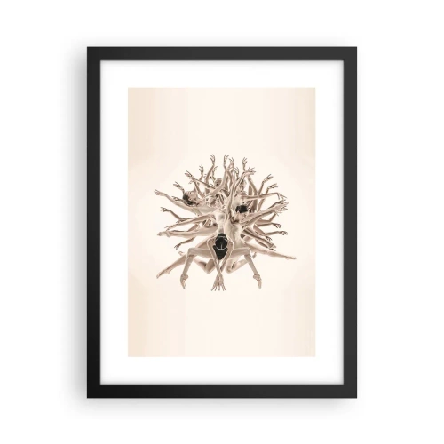 Plakát v černém rámu - Rozkvět v tanci - 30x40 cm