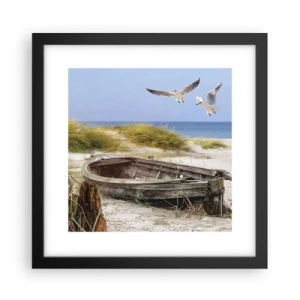 Plakát v černém rámu - Větrem ozářené - 30x30 cm