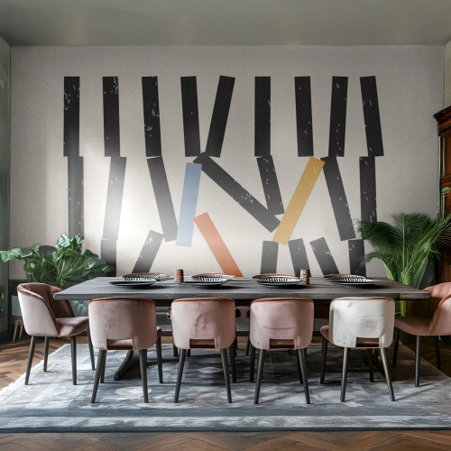 Fototapeta Premium Sand - Domino – kompozice - Minimalismus, Bederní, Moderní - 500x350 cm