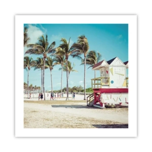 Plakát - Čeká tě krásný den - 50x50 cm