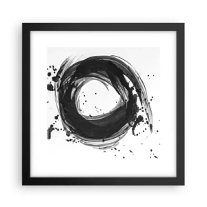 Plakát v černém rámu - Vír tvoření - 30x30 cm