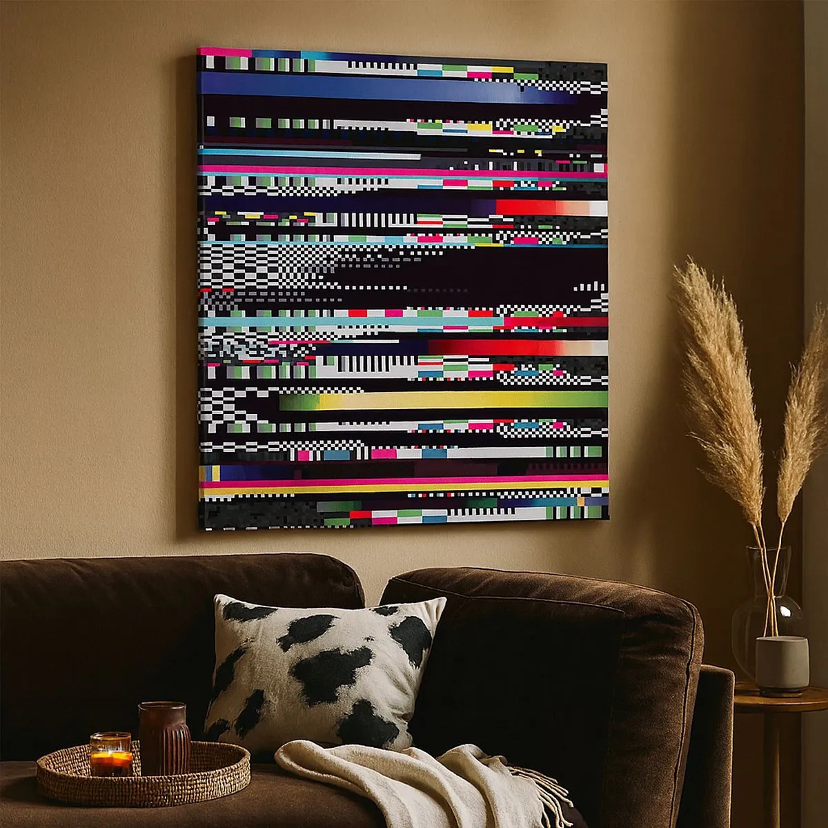 Obraz na plátně - Kontrolní obraz skutečnosti - 30x30 cm