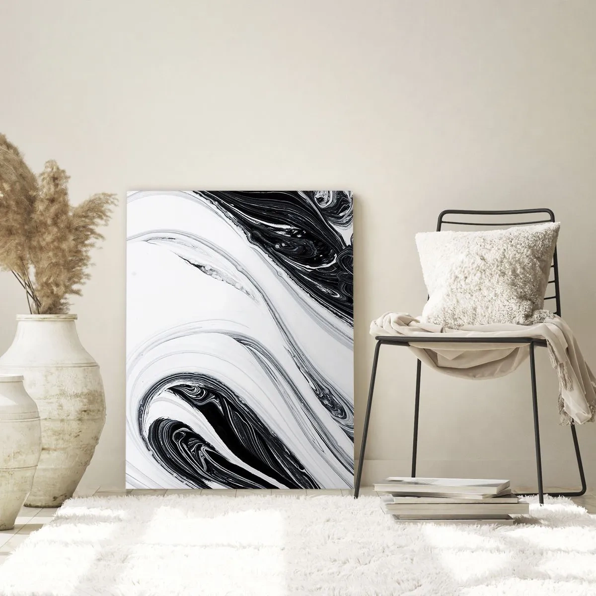 Obraz na skle - Spojení protikladů - 50x70 cm