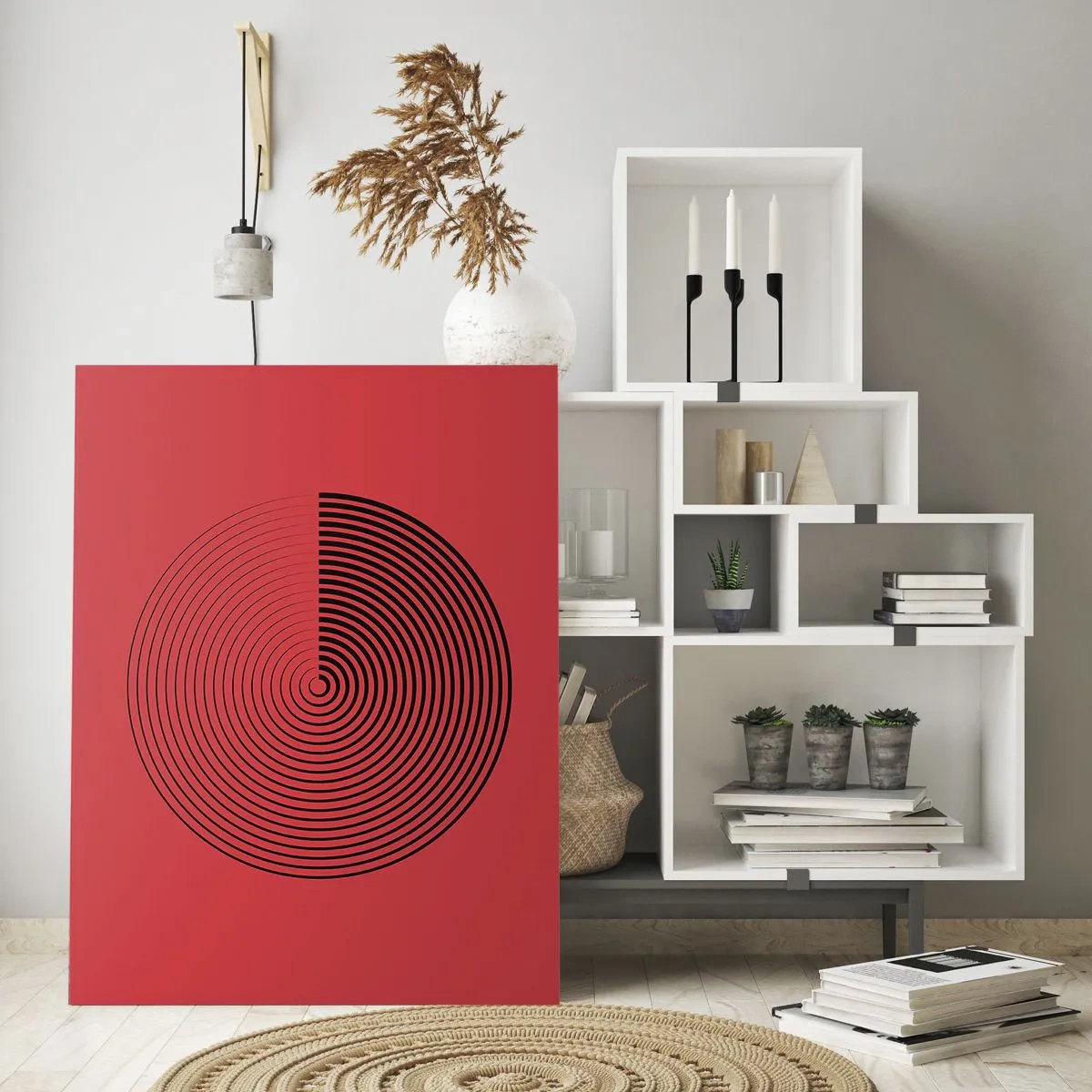 Obraz na skle - Kruhový pohyb - 50x70 cm