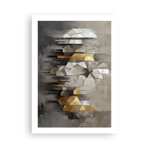 Plakát - Kompozice z ledu a světla - 50x70 cm