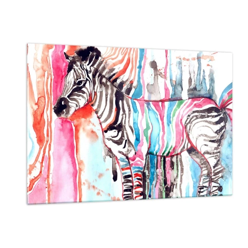 Obraz na skle - Bezstarostný vtip přírody - 120x80 cm