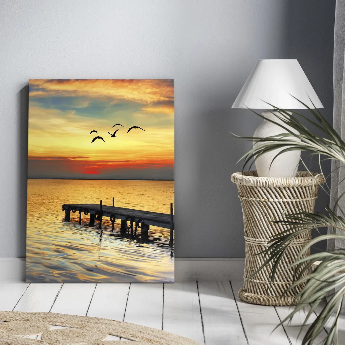 Obraz na plátně - Večerní návraty - 50x70 cm