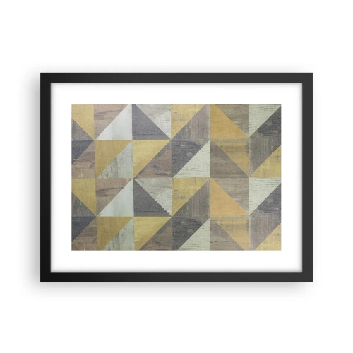 Plakát v černém rámu - V úhlu trojúhelníku - 40x30 cm