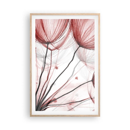 Plakát v rámu světlý dub - Před odletem - 61x91 cm