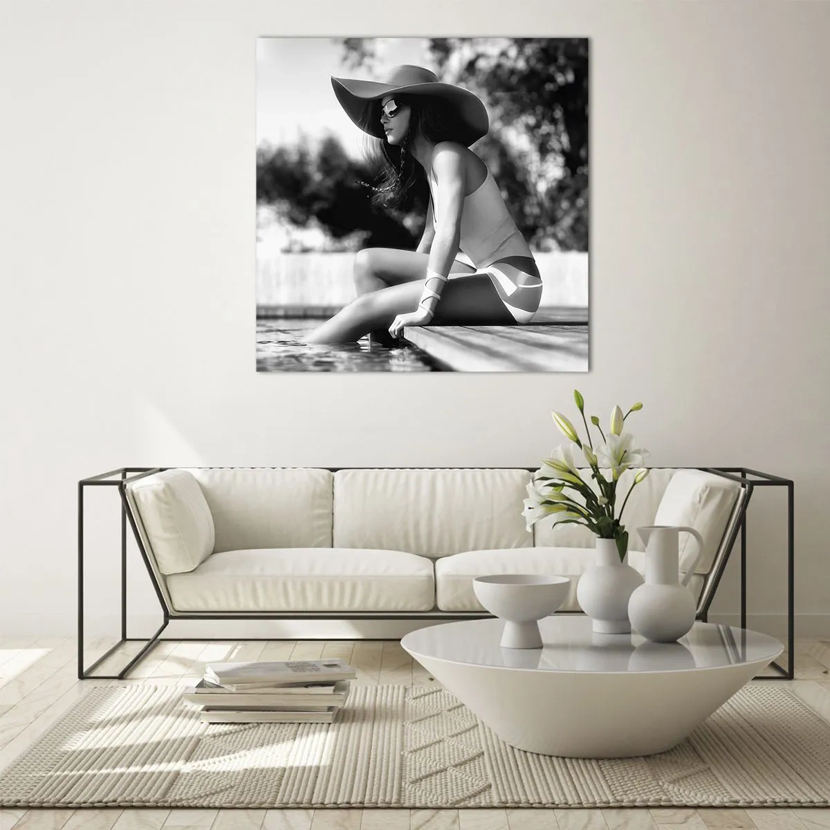 Obraz na skle - Letní sen - 40x40 cm