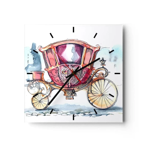 Nástěnné hodiny - Na svatbu nebo na ples? - 30x30 cm