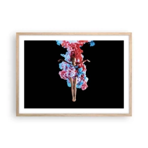 Plakát v rámu světlý dub - V plném květu - 70x50 cm